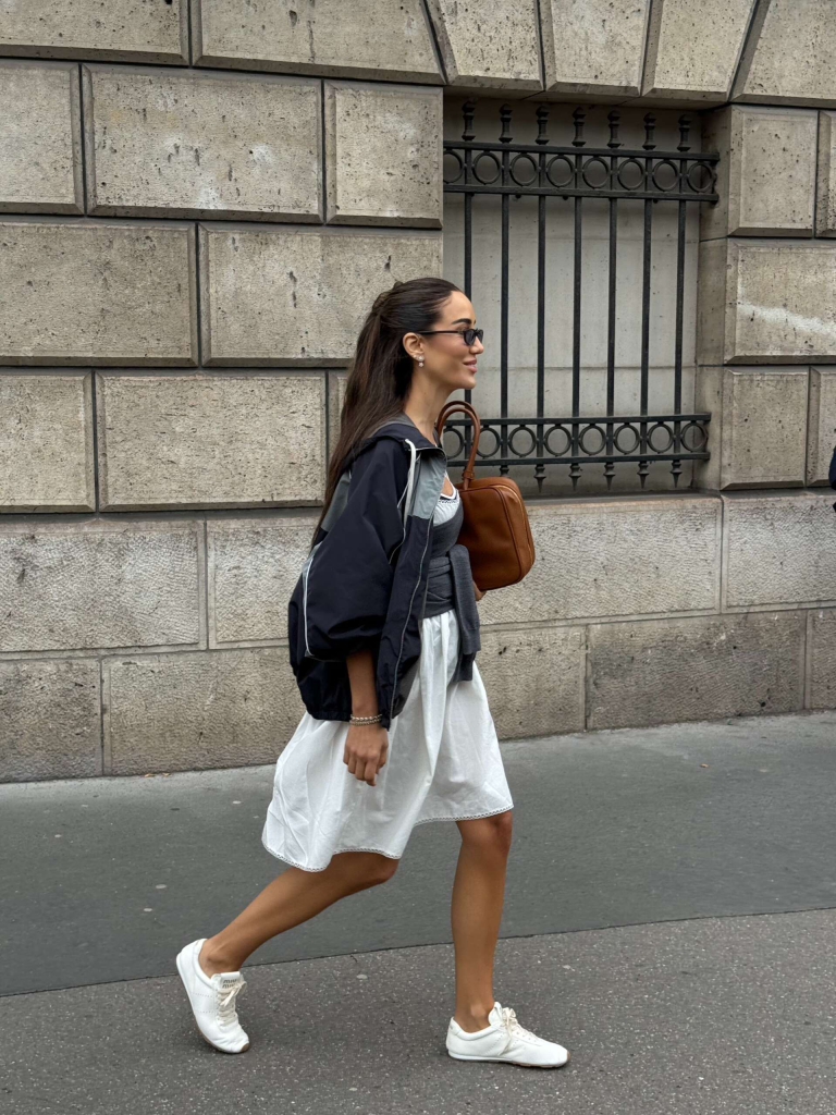 trending white sneakers