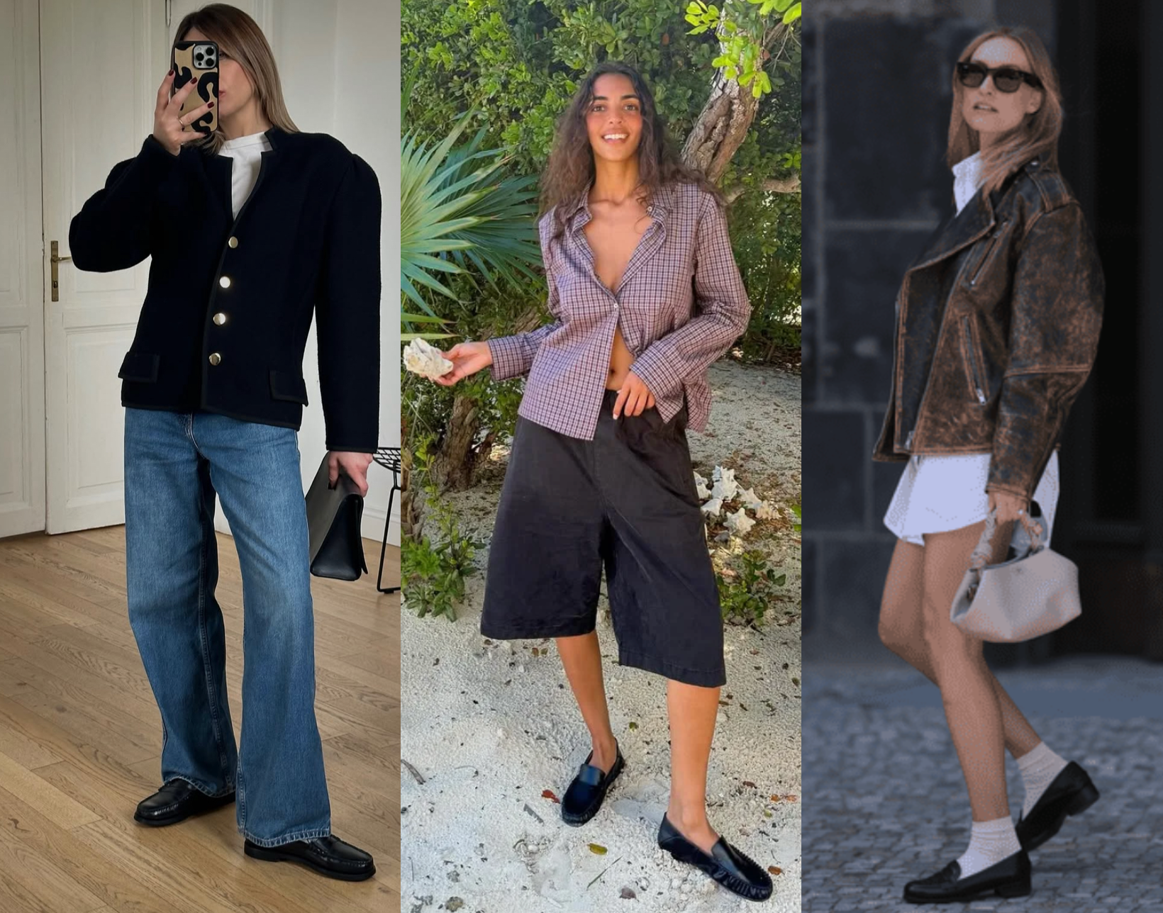 women's loafers outfits