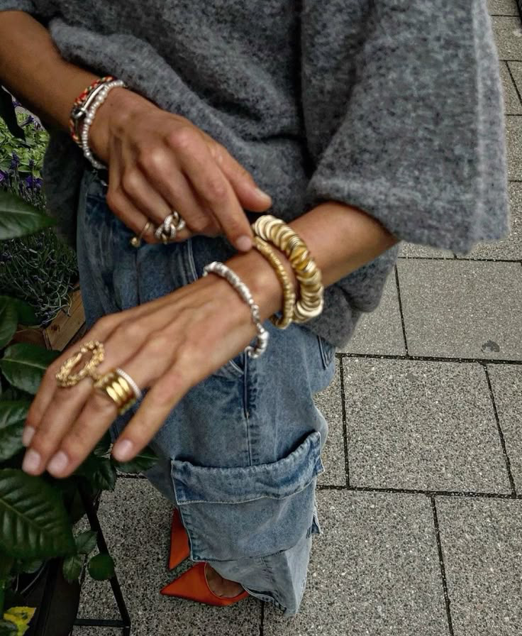 mixed metal two tone jewelry trending accessories