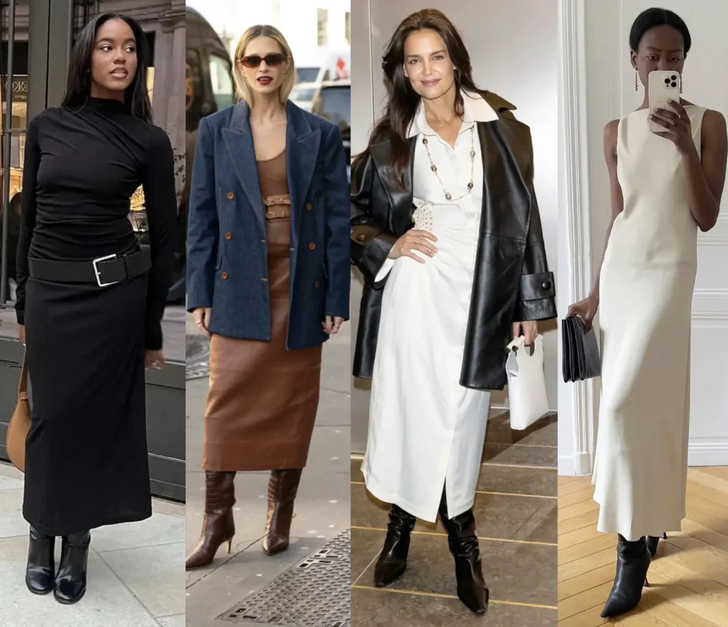 How to Style Your Dresses with Boots in Fall and Winter How to Style Your Dresses with Boots in Fall and Winter