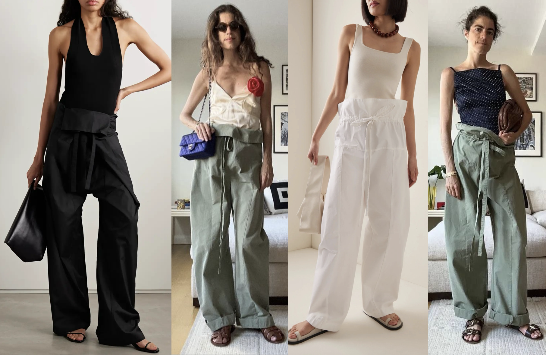 fisherman pants summer outfit ideas