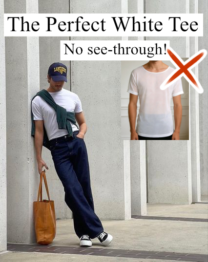 White T-Shirts for Men That Aren’t See-Through