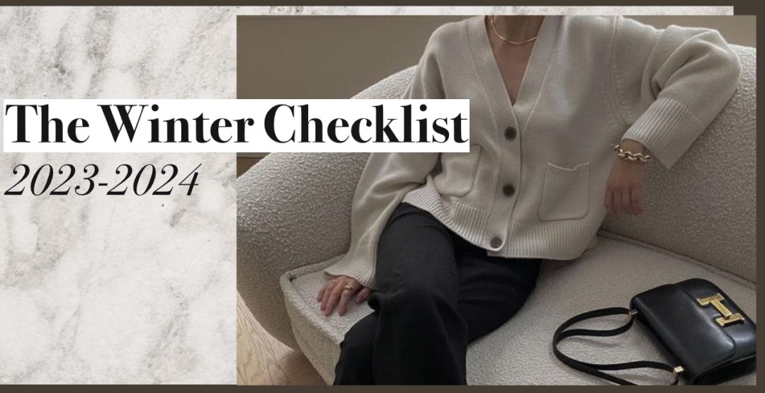 Meg Gallagher’s Winter Essentials Checklist, 2023-2024